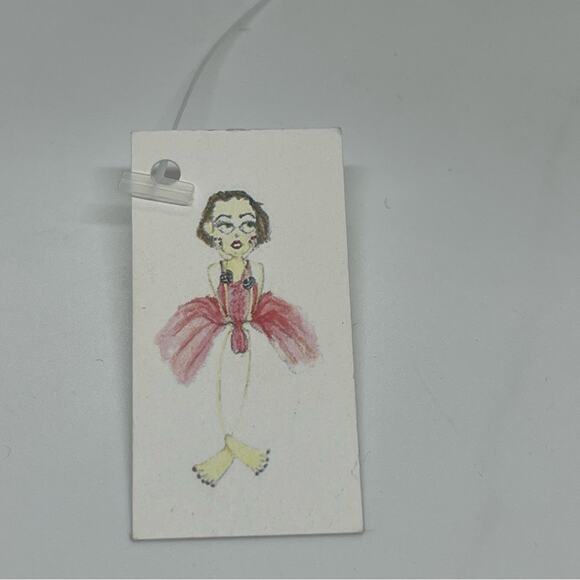 Handmade Blue White Silver Fairy Whimsical Pendant Necklace & Earring Set NWT OS - Picture 7 of 7